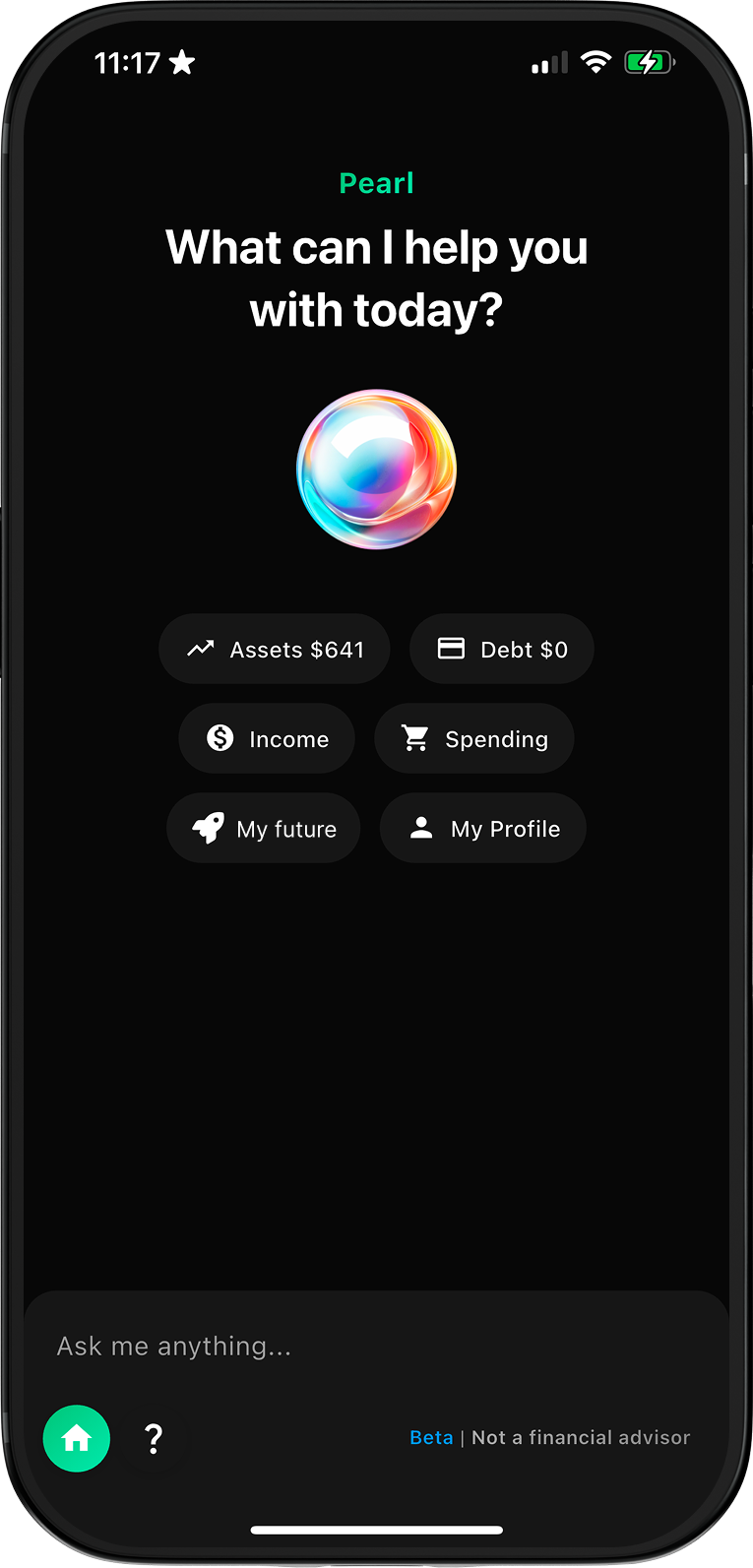 App preview on iPhone